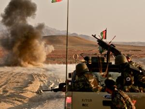 Afghan army soldiers are seen during an operation in Afghanistan. (AFP/File)