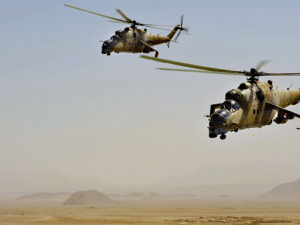 تحطم طائرة هليكوبتر ومصرع طاقمها