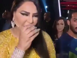 Ahlam could not but cry after she heard the result (Source: ahlamalshamsi - Ahlam)