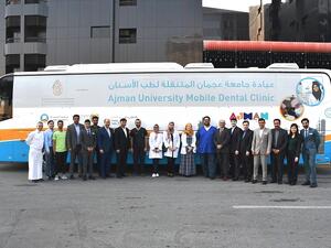 Ajman University Mobile Clinic.