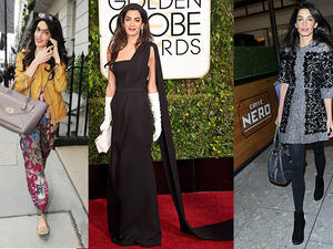 Amal Clooney is the ever stylish woman. (Image: Several sources)