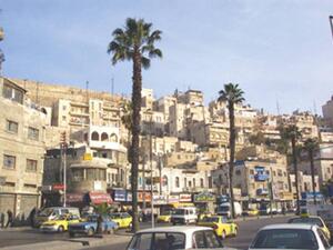 مشهد من العاصمة الاردنية عمان