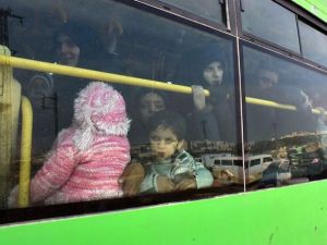 Evacuations from eastern Aleppo started Thursday under a Russian-Turkish deal, allowing more than 8,000 people to leave. (AFP/File) 