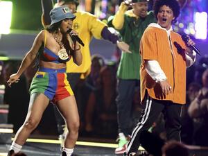 Cardi B and Bruno Mars (Twitter)