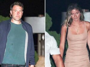 Ben Affleck and model Shauna Sexton (Twitter)