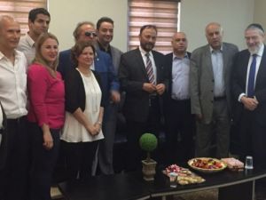 Government permission was necessary for Anwar Eshki and other Saudis to make the visit to Israel on July 22, 2016. (Twitter)  

