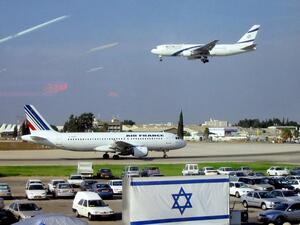An El Al flight lands at Tel Aviv's Ben Gurion international airport. (AFP/File)
