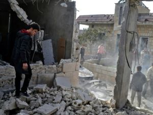 Toxic barrels were dropped on Idlib province in north-western Syria, leaving several injured. (AFP/File) 