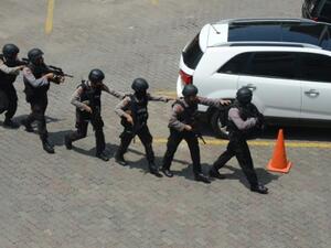 In January, a suicide bombing and gun attack in Jakarta left four civilians and four attackers dead. (AFP/File) 