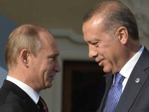 Vladimir Putin and Recep Tayyip Erdogan will meet on Tuesday to revive the relationship. (AFP/File) 