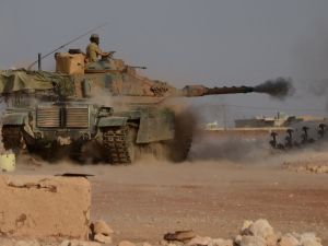 Turkey in August launched an operation inside Syria dubbed "Euphrates Shield" in support of Syrian opposition fighters to push IS jihadists from its border. (AFP/Nazeer al-Khatib)