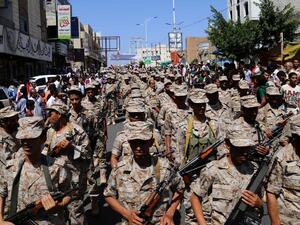 The establishment of a rival government may complicate the prospects of a political settlement in Yemen. (AFP/Ahmad Al-Basha)