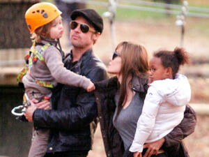 The estranged couple have now begun negotiations into the custody agreement surrounding their brood (Source: Northfoto - Shutterstock)