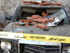 صورة من تفجيرات دمشق.