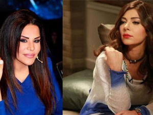 الفنانة السورية اصالة نصري والفنانة الاماراتية احلام