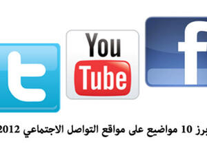 أبرز 10 مواضيع أشعلت مواقع التواصل الاجتماعي 2012