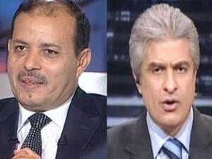 الاعلامي وائل الابراشي ووزير الاعلام المصري صلاح عبدالمقصود