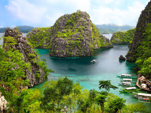 Landscape of Coron, Busuanga island, Palawan province, Philippines (Shutterstock)