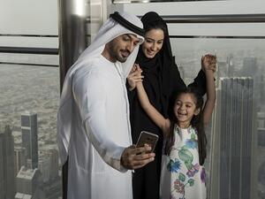 The observation deck on level 124 is a must-see attraction and offers breathtaking views of the city and the surrounding emirates from an outdoor terrace.  The observation deck on level 124 is a must-see attraction and offers breathtaking views of the city and the surrounding emirates from an outdoor terrace.