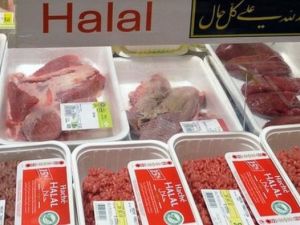 Halal meat, packaged for sale. (AFP/ File Photo)