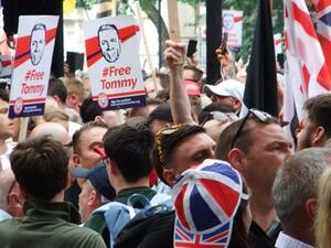 Rally led by Tommy Robinson (Twitter)