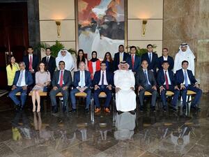 A celebratory event was organized to mark the successfully transaction on July 30. 