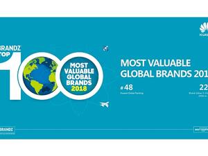 نجحت هواوي للعام الرابع على التوالي في دخول قائمة ’براندز‘ لأكثر 100 علامة تجارية عالمية قيمة.