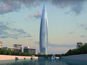 The tower was designed by architects Rafael de la Hoz and Hakim Benjelloun and will feature a luxury hotel in addition to offices and apartments. A viewing terrace is also being planned for the top of the tower. (Bank of Africa)