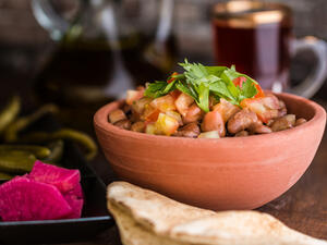 فول مدمس على الطريقة السورية
