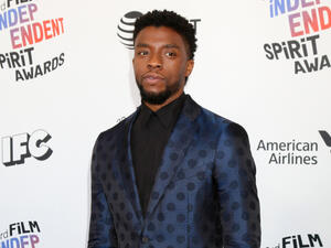 Black Panther and 42 star Chadwick Boseman is to guest host Saturday Night Live on April 7 (Source: Kathy Hutchins - Shutterstock)