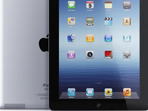 The new Apple iPad with retina display. (image courtesy of Turbosquid)