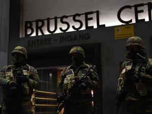 Brussels has been in a state of high alert for months following a hunt for the Paris attackers. (AFP/Emanuelle Dunand)