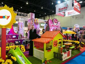 Exhibition stand at Playworld Middle East in Dubai. (Nstands.com)