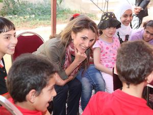 Queen Rania stressed that patience is essential in every field except in education, due to the fast pace of advancements with which Jordan must keep up. (Instagram/Queen Rania Al Abdullah)