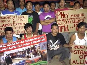 Around 1.8 million overseas workers from the Philippines are estimated to be based in Saudi Arabia. (AFP/File) Around 1.8 million overseas workers from the Philippines are estimated to be based in Saudi Arabia. (AFP/File)