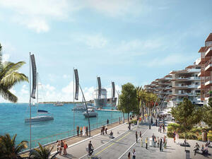 Phase one of the development includes apartments, a 190,000sqm shopping complex and two luxury hotels. (Eagle Hills)