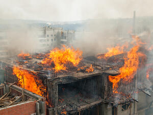 In recent years, Dubai residents have witnessed a number of fires in residential neighbourhoods that eventually displaced many families and resulted in huge financial losses. (Shutterstock)