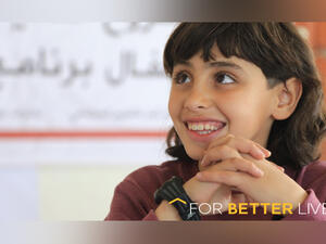 Mohammed Al Kurd is an 8-year-old boy living in a refugee camp in Rafah. (Bayt)