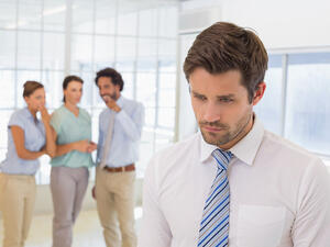Believe it or not, some of your colleagues may not be happy with your new promotion.  (Shutterstock)

