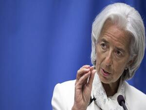 Lagarde explained that there is “still a little bit of implementation” to be completed before the IMF board can meet with regards to both exchange rate and to subsidies. (AFP/File)

