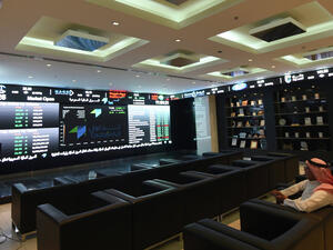 Statistics also showed that the total of investment funds assets in Saudi Arabia dropped to USD27.6 billion in 2015 compared with USD29.3 billion in 2014. (AFP/Fayez Nureldine)