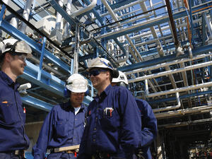 Brent and WTI crude currently stand around $39 and $37 a barrel respectively from lows of below $30. (File photo)