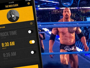 The Rock warns that there is no snooze button on his clock! (File photo)