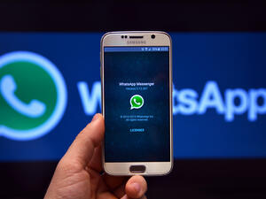 Two in three young Arabs (62 per cent) use WhatsApp on a daily basis, according to the survey.  (File photo)