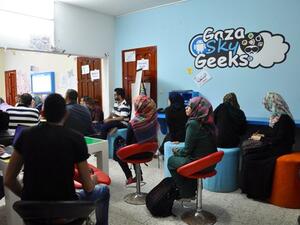 Higher unemployment in a slower economy triggers a positive cycle of young pioneering professionals who create their own jobs by starting their own small ventures. (File photo)