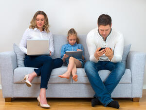 Globally parents spend 1.3x more time on Facebook mobile than non-parents, according to a study. (Shutterstock)