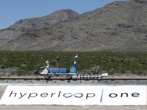 A team from Hyperloop One is also working with Dubai’s Roads and Transport Authority as part of the Future Accelerators programme. (AFP Photo/John Gurzinski)