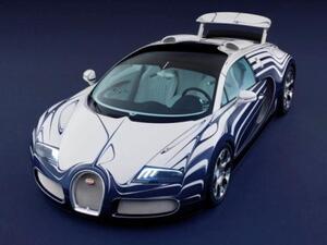 World's most expensive car: Veyron Grand Sport Bugatti with porcelain accents and a caviar tray