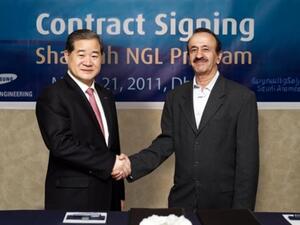 During the signing agreement