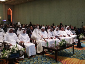Participants in the Middle East Fraud Conference. (Twitter)